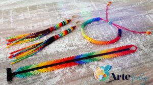Tutorial en video 2 Pulseras en Telar