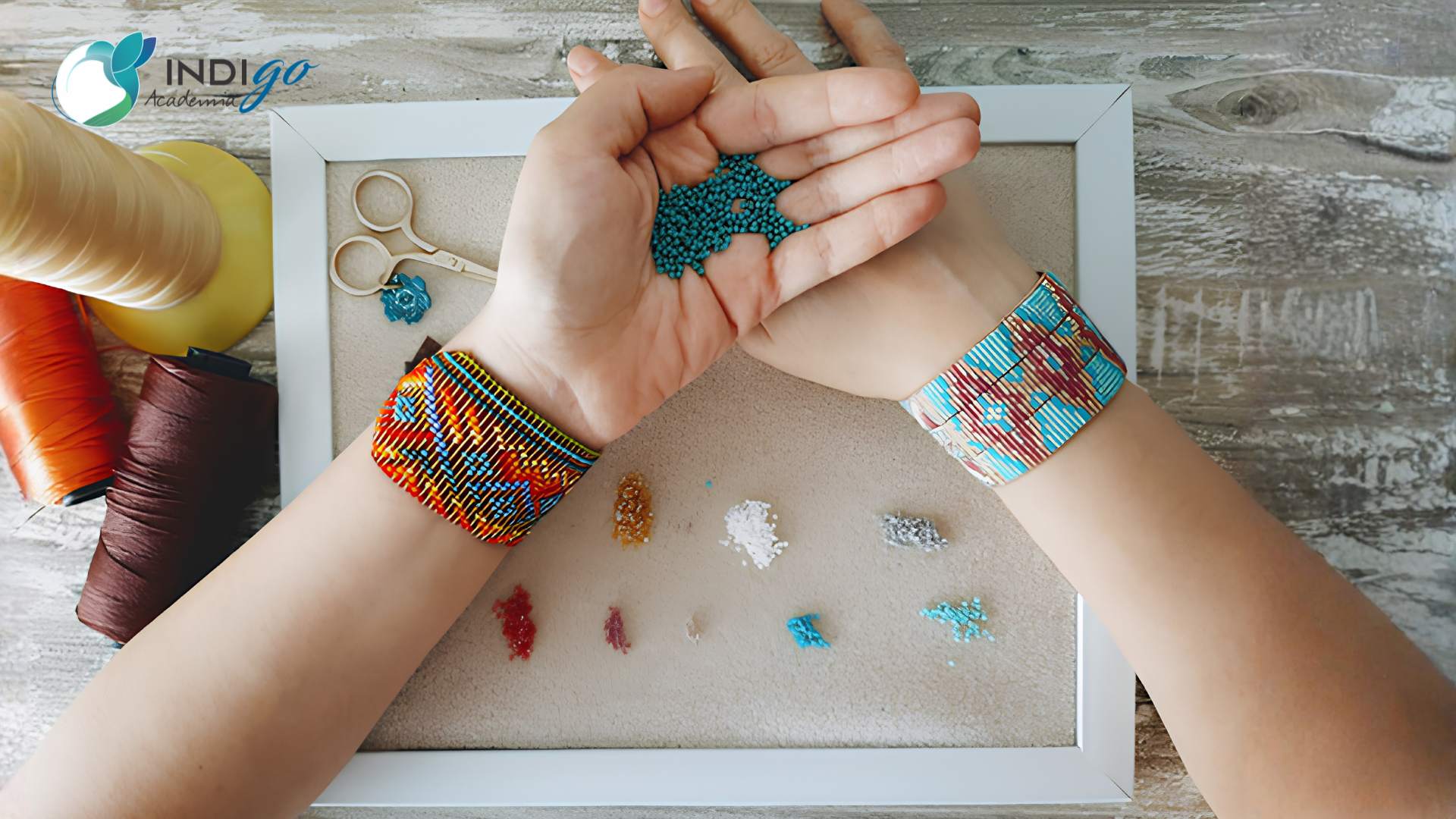 Tutorial en video 2 Pulseras en Telar