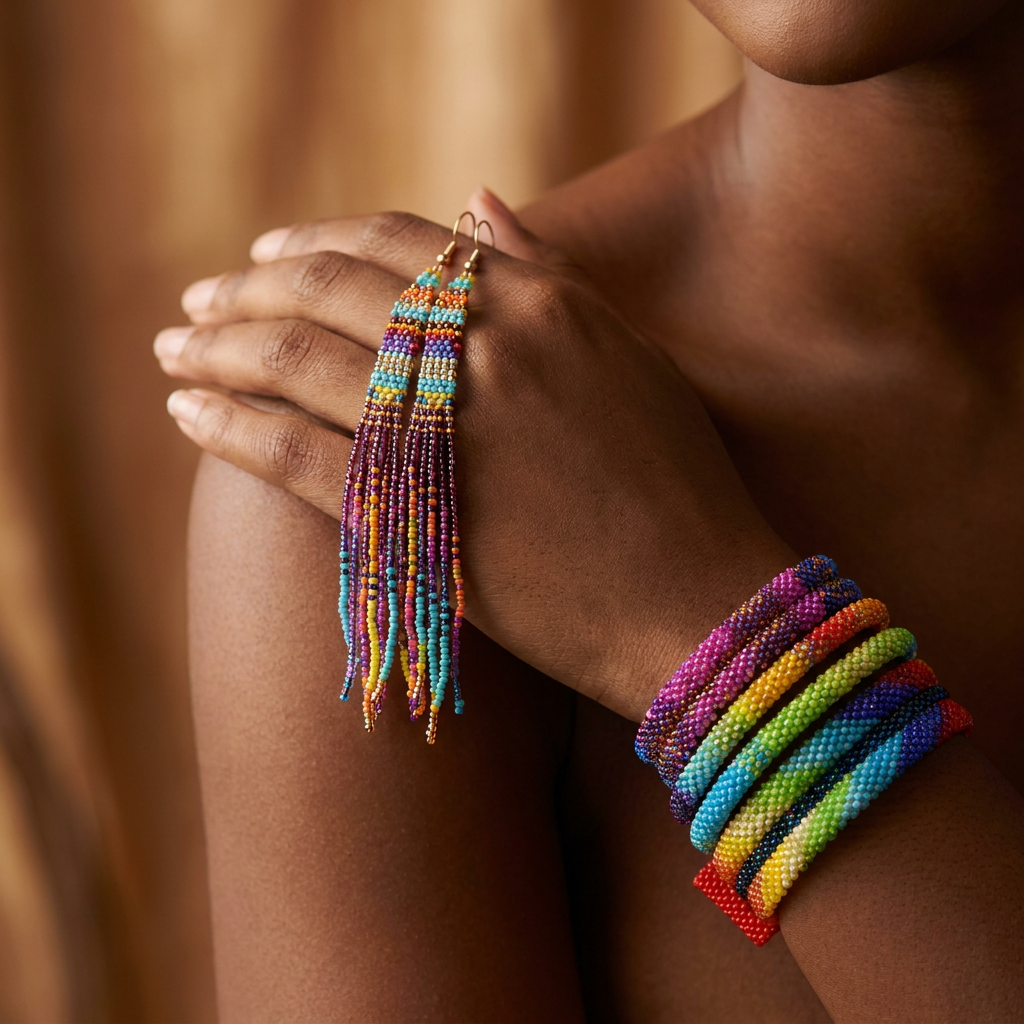 Pulseras y kits de patrones tejidos