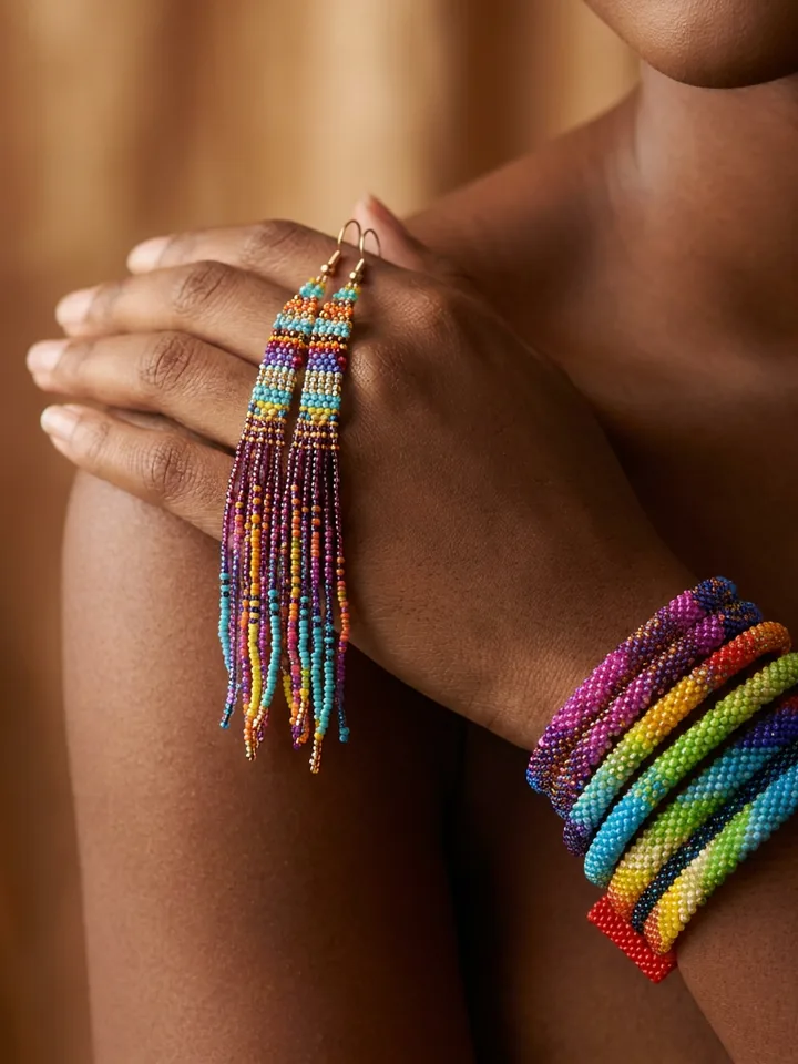 Pulseras y kits de patrones tejidos