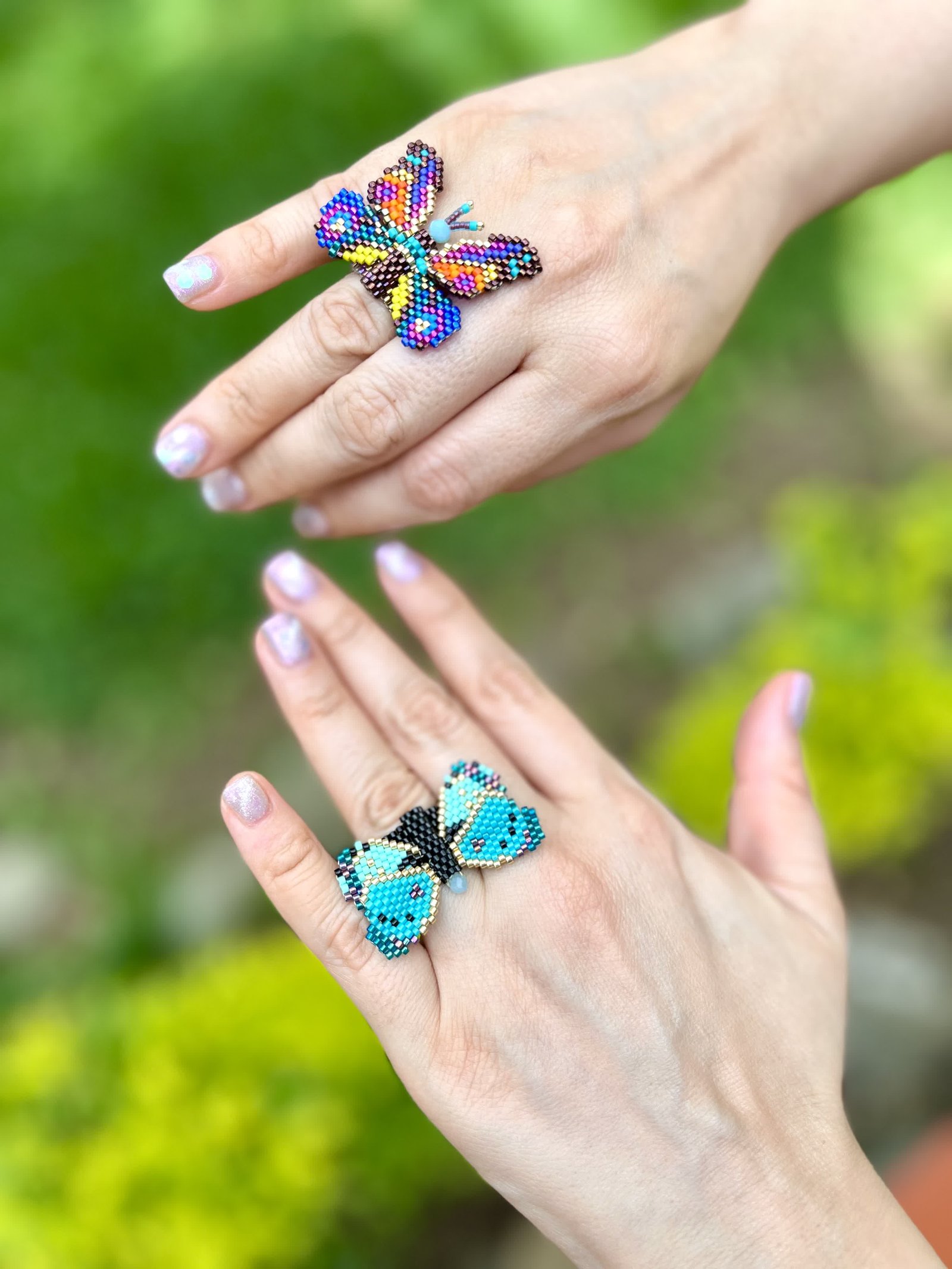 Pulseras tejidas a mano, joyería artesanal Índigo Academia